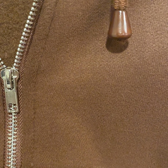 Brown zip up sweater! - Picture 2 of 3